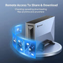 Yottamaster NAS Storage Box - 1 Bay for 2.5"/3.5" SSD/HDD with Auto Backup & Cloud Access